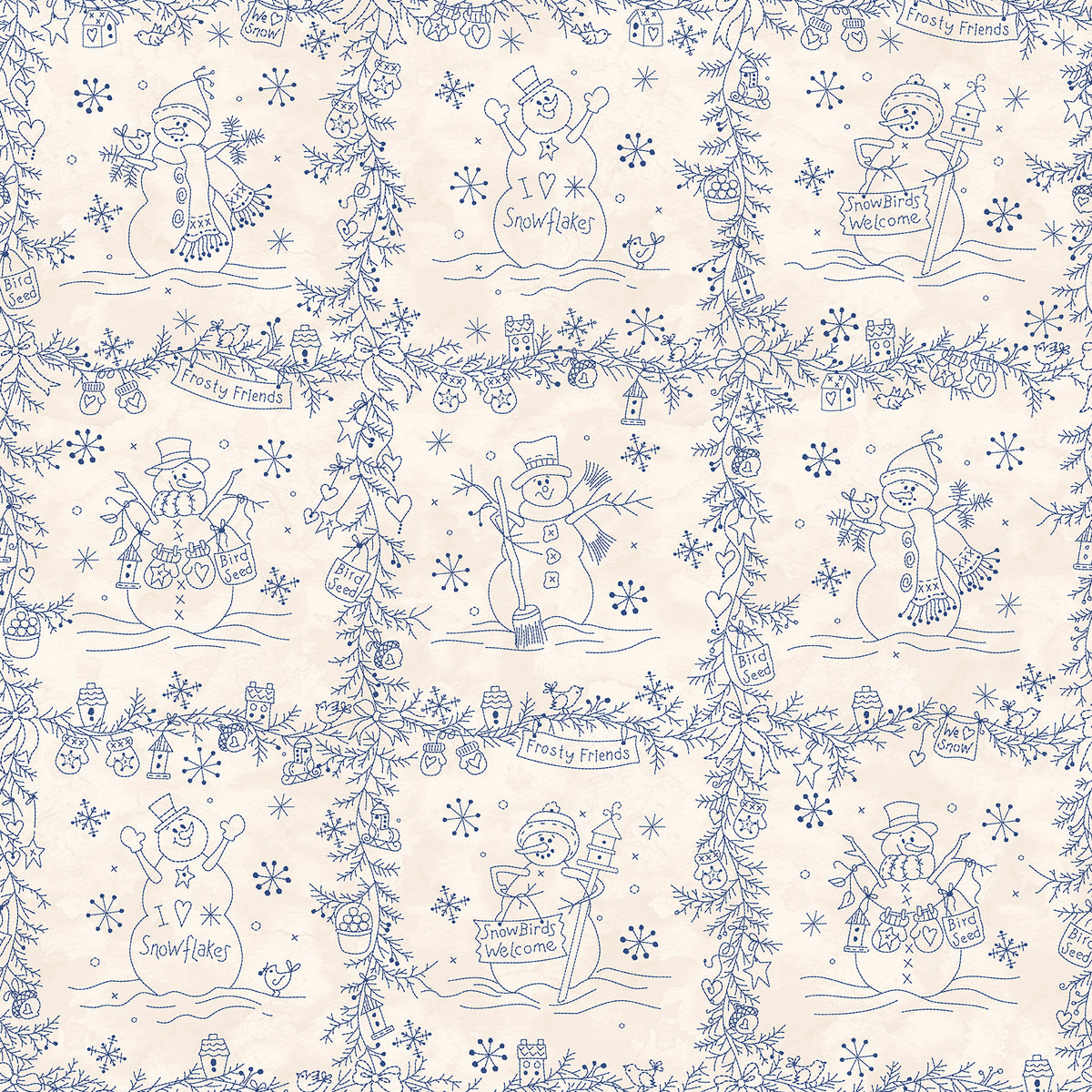 MAS11480-E Frosty Friends by Robin Kingsley for Maywood Studio