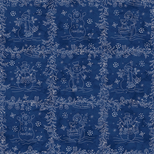 MAS11480-N Frosty Friends by Robin Kingsley for Maywood Studio