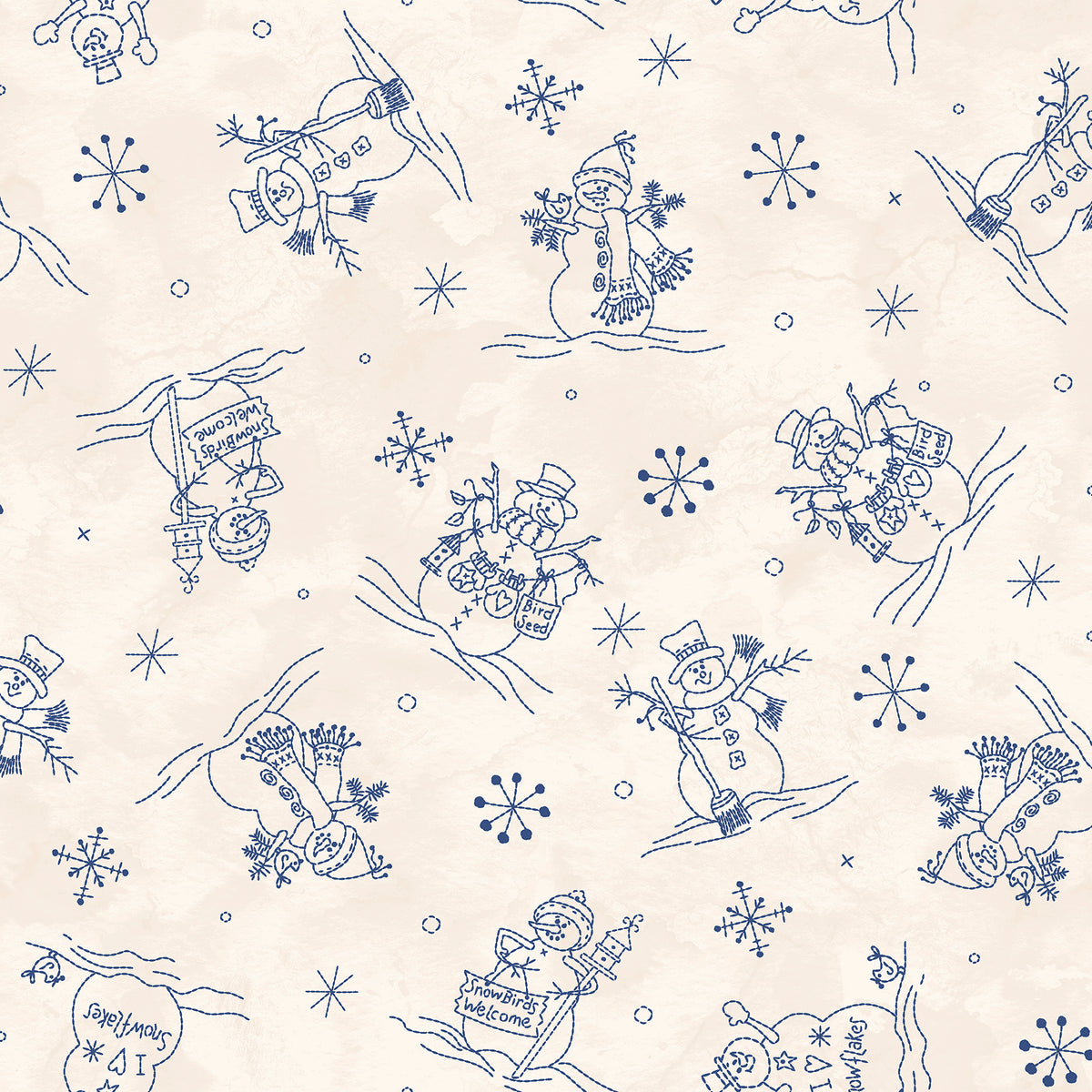 MAS11481-E Frosty Friends by Robin Kingsley for Maywood Studio