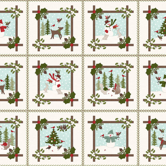 MASF11161-E Snowtop Mountain Flannel by Bonnie Sullivan from Maywood Studio