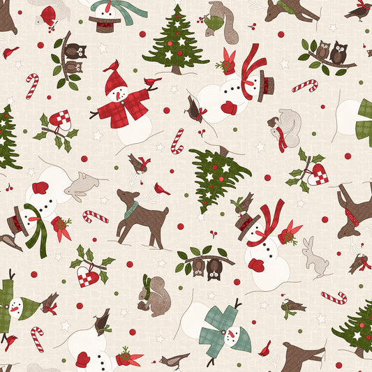 MASF11162-E Snowtop Mountain Flannel by Bonnie Sullivan from Maywood Studio