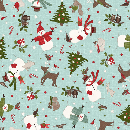 MASF11162-Q Snowtop Mountain Flannel by Bonnie Sullivan from Maywood Studio