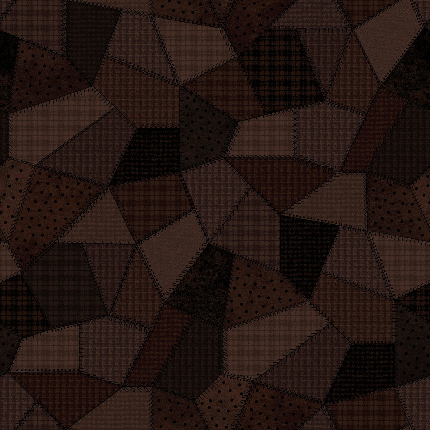 MASF11310-JA Patchwork Woolies Flannel by Bonnie Sullivan from Maywood Studio