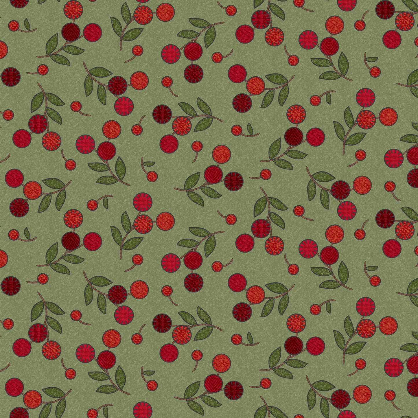 MASF11432-G Penny Flower Flannel by Bonnie Sullivan from Maywood Studio