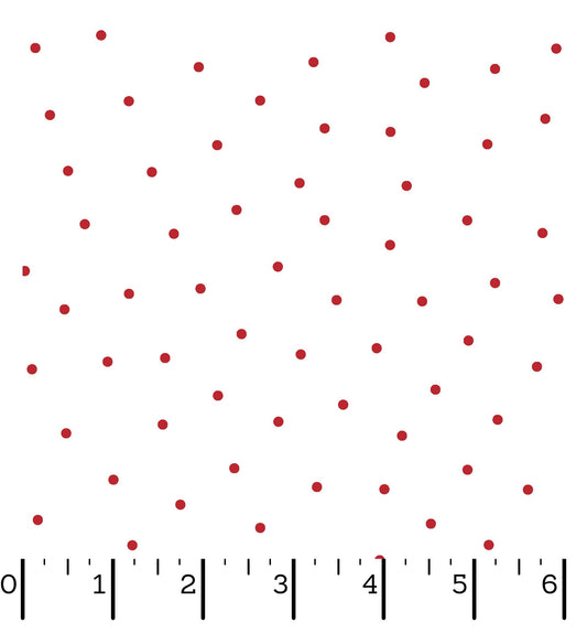 MASF8210-WR KIMBERBELL BASICS FLANNEL SMALL DOT