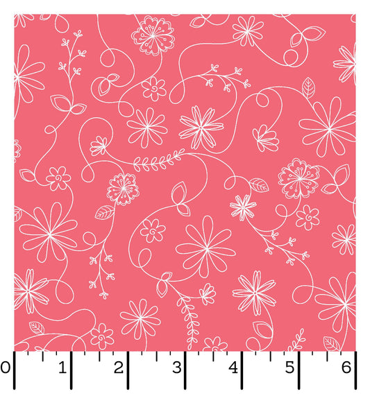 MASF8261-P2 KIMBERBELL BASICS FLANNEL SWIRL FLORAL