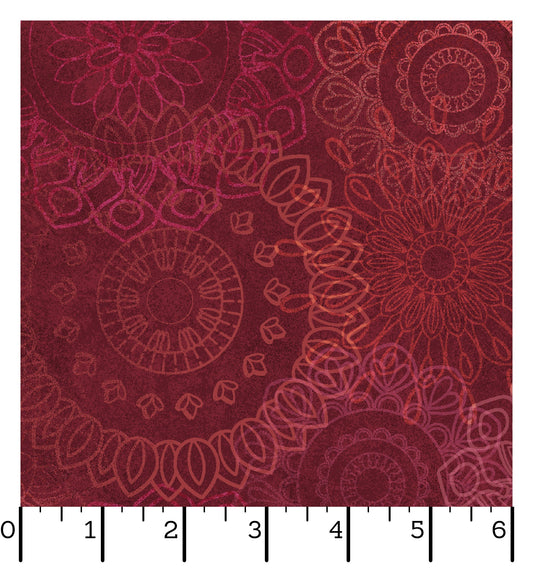 MASQB11009-MR OPERETTA  LACE FLOWERS - 108"