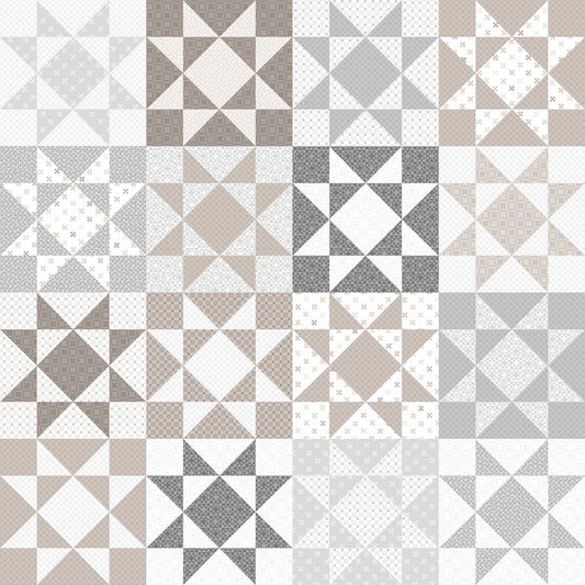 MASQB11150-W Colorblock Party Neutrals by Maywood Studio