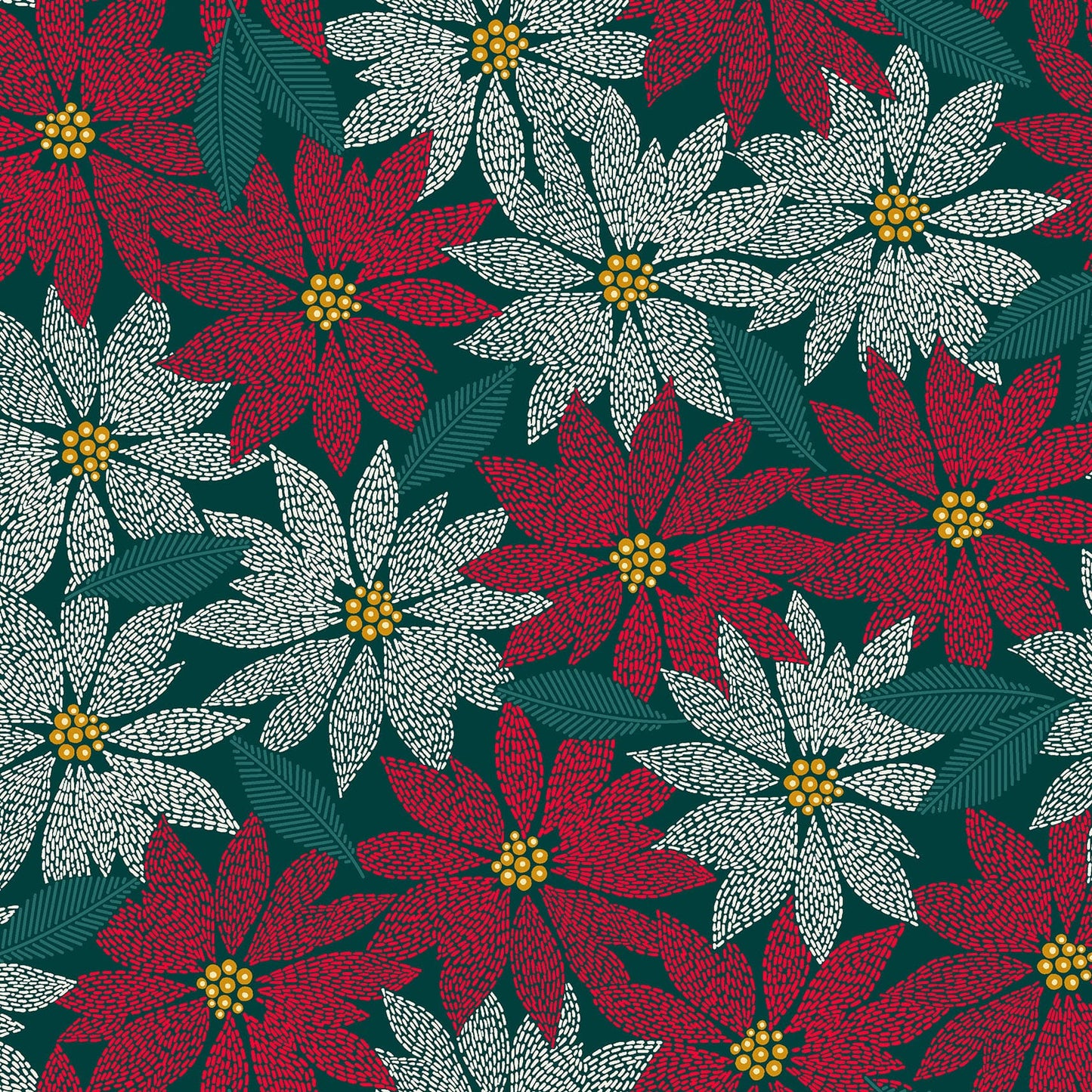 MASQB11178-RG Holiday Stitches by Maywood Studio