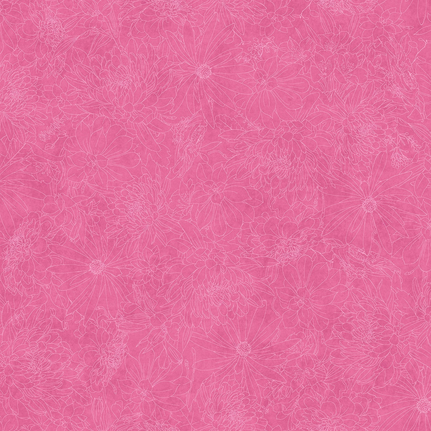 MASQB11240-P Fine Line Floral 108" Quilt Backs by Maywood Studio