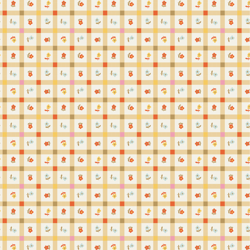 MB271109 Meadow Blooms Garden Gingham