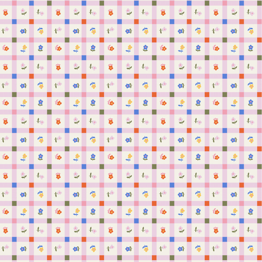 MB271108 Meadow Blooms Garden Gingham