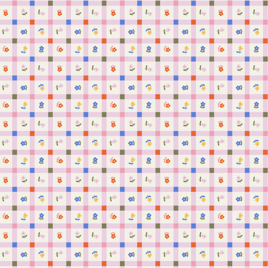 MB271108 Meadow Blooms Garden Gingham