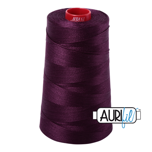 1240 VERY DARK EGGPLANT 12 WT MAKO COTTON CONE | 1750 MT.