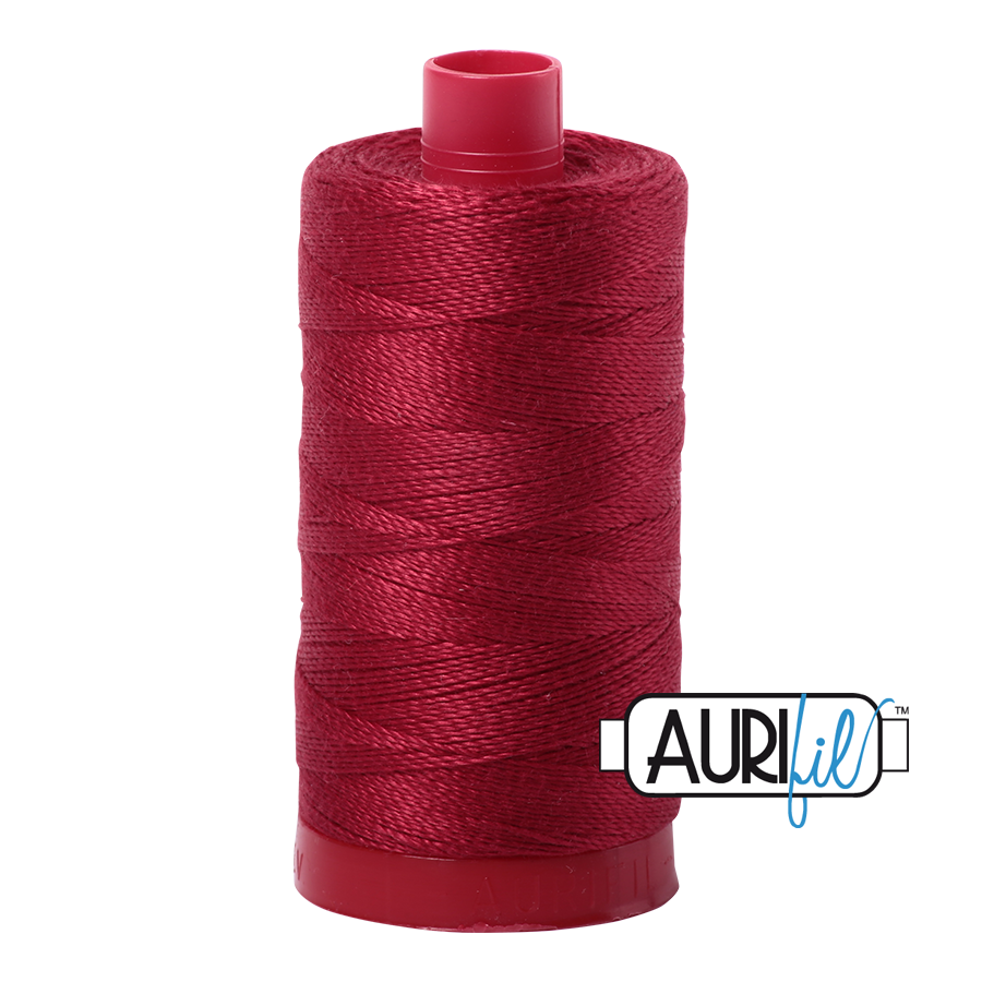 1103 BURGUNDY 12WT MAKO COTTON LARGE SPOOL | 325 MT.