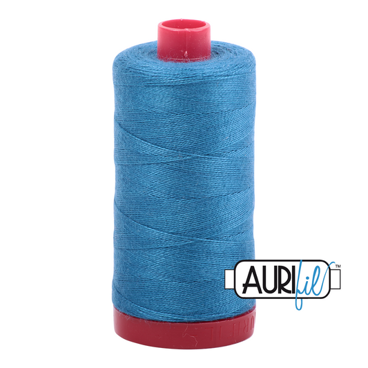 1125 MEDIUM TEAL 12WT MAKO COTTON LARGE SPOOL | 325 MT.