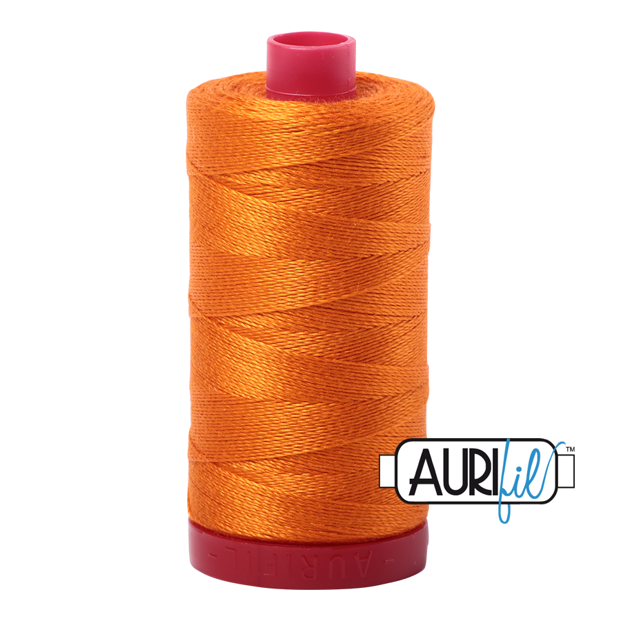 1133 BRIGHT ORANGE 12WT MAKO COTTON LARGE SPOOL | 325 MT.