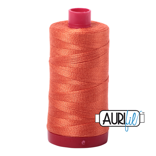 1154 DUSTY ORANGE 12WT MAKO COTTON LARGE SPOOL | 325 MT.