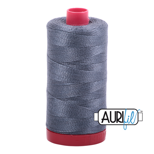1158 MEDIUM GREY 12WT MAKO COTTON LARGE SPOOL | 325 MT.