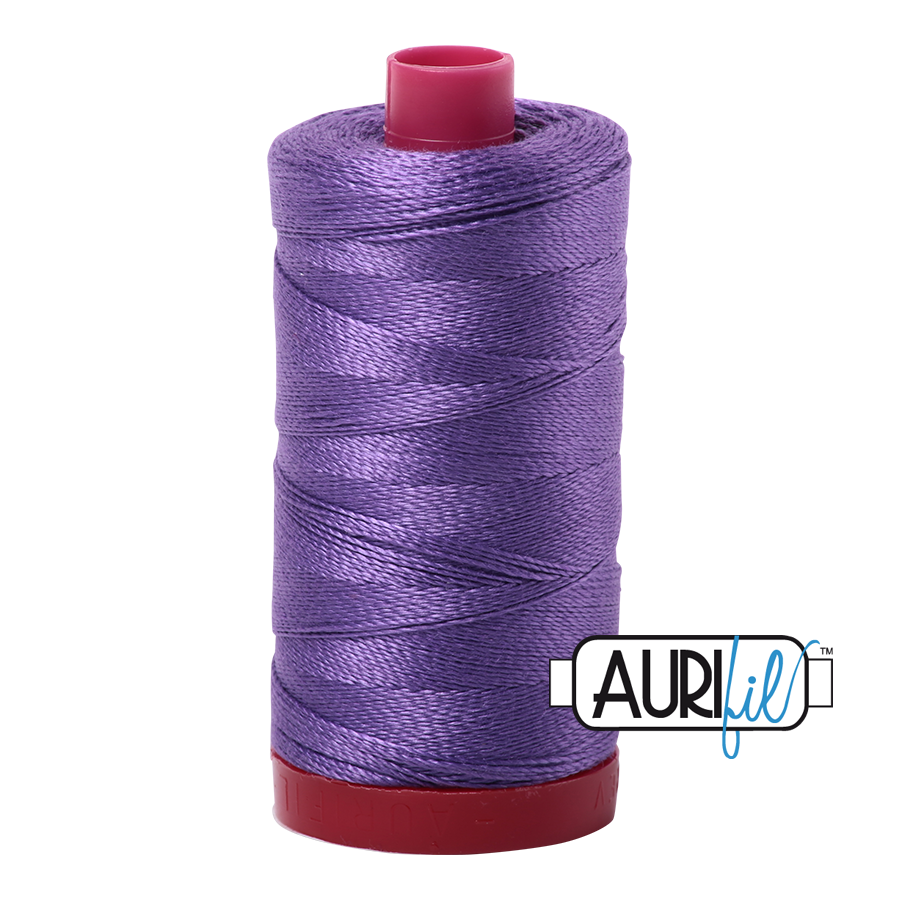 1243 DUSTY LAVENDER 12WT MAKO COTTON LARGE SPOOL | 325 MT.