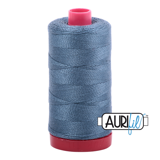 1310 MEDIUM BLUE GREY 12WT MAKO COTTON LARGE SPOOL | 325 MT.