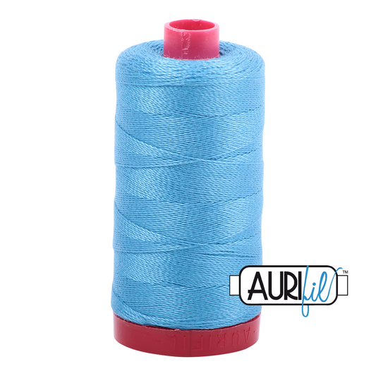 1320 BRIGHT TEAL 12WT MAKO COTTON LARGE SPOOL | 325 MT.