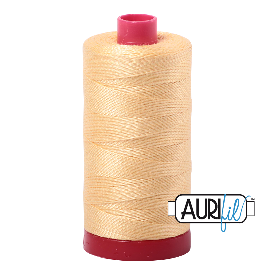 2130 MEDIUM BUTTER 12WT MAKO COTTON LARGE SPOOL | 325 MT.