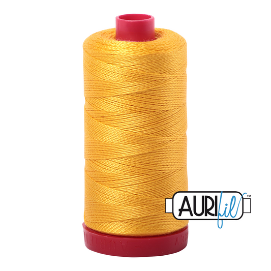2135 YELLOW 12WT MAKO COTTON LARGE SPOOL | 325 MT.