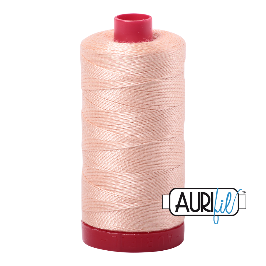 2205 APRICOT 12WT MAKO COTTON LARGE SPOOL | 325 MT.
