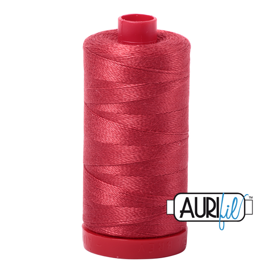 2230 RED PEONY 12WT MAKO COTTON LARGE SPOOL | 325 MT.