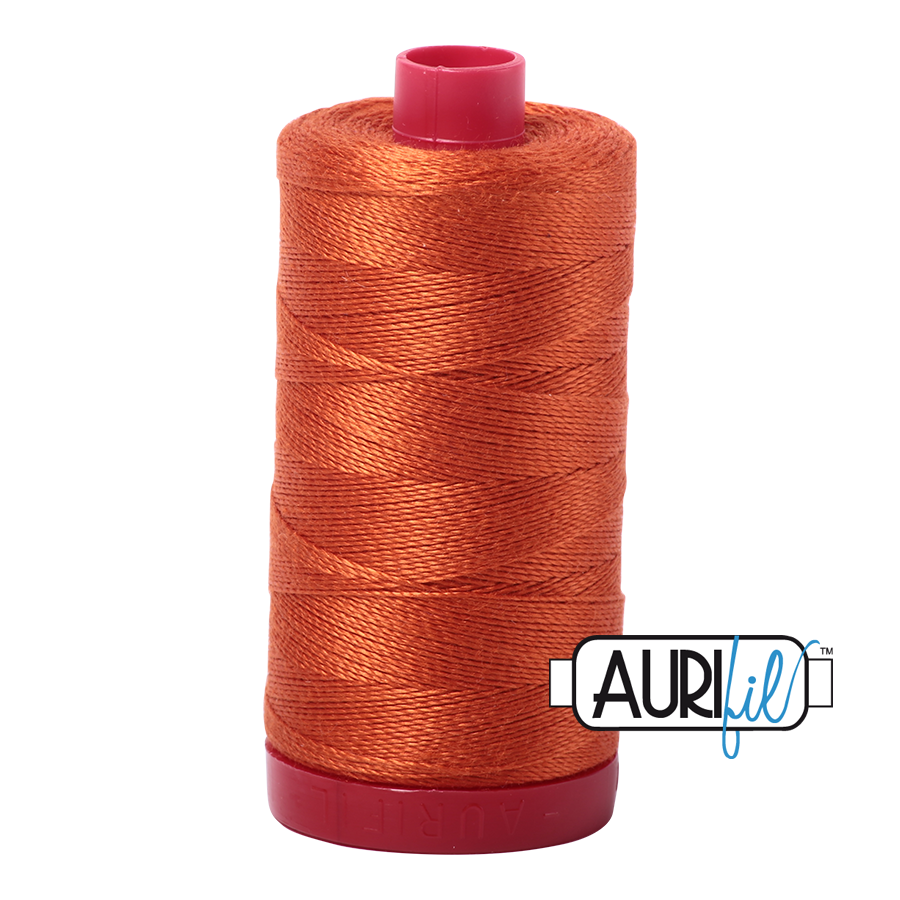 2240 RUSTY ORANGE 12WT MAKO COTTON LARGE SPOOL | 325 MT.