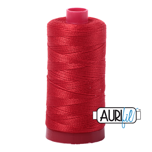 2265 LOBSTER RED 12WT MAKO COTTON LARGE SPOOL | 325 MT.