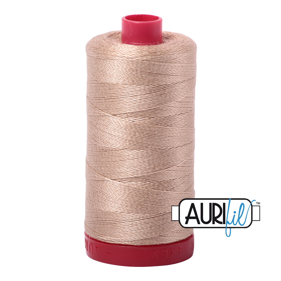 2314 BEIGE 12WT MAKO COTTON LARGE SPOOL | 325 MT.