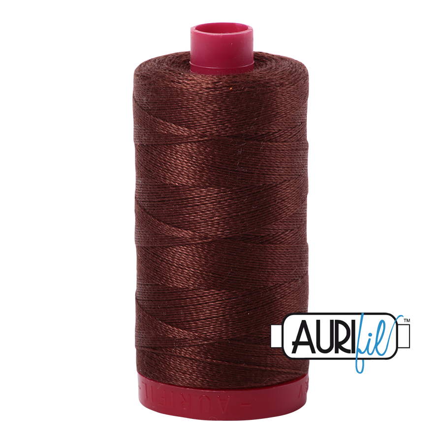 2360 CHOCOLATE 12WT MAKO COTTON LARGE SPOOL | 325 MT.