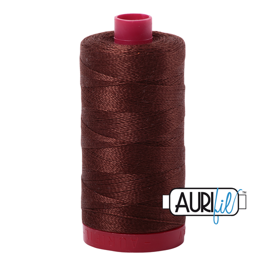 2360 CHOCOLATE 12WT MAKO COTTON LARGE SPOOL | 325 MT.