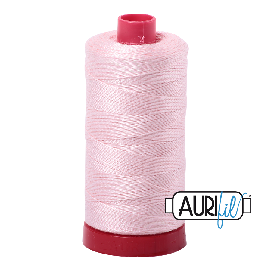 2410 PALE PINK 12WT MAKO COTTON LARGE SPOOL | 325 MT.