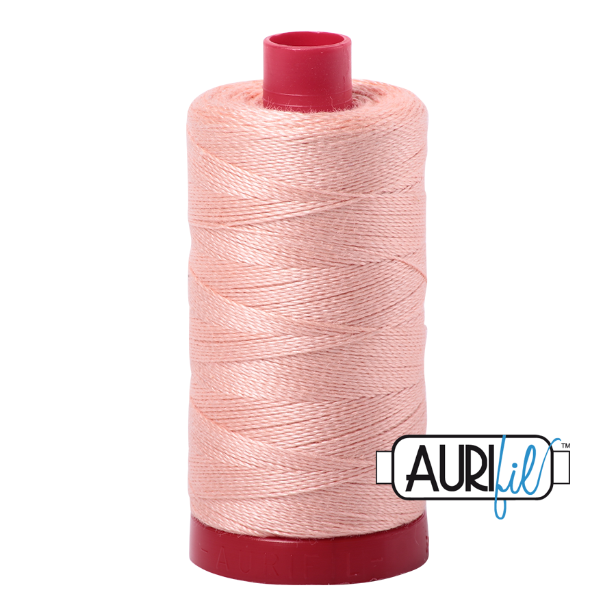 2420 LIGHT BLUSH 12WT MAKO COTTON LARGE SPOOL | 325 MT.