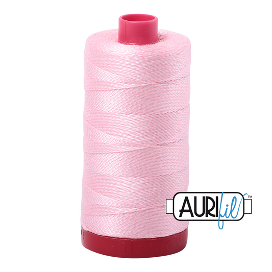 2423 BABY PINK 12WT MAKO COTTON LARGE SPOOL | 325 MT.