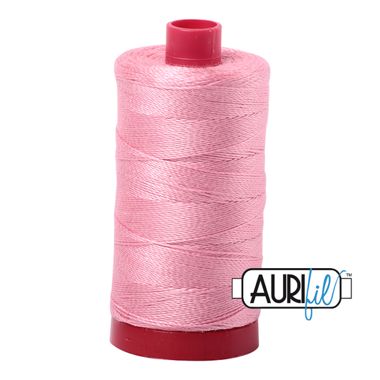 2425 BRIGHT PINK 12WT MAKO COTTON LARGE SPOOL | 325 MT.