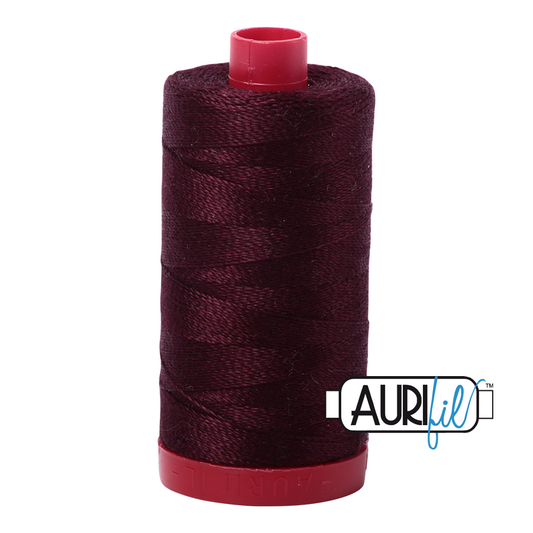 2465 VERY DARK BROWN 12WT MAKO COTTON LARGE SPOOL | 325 MT.