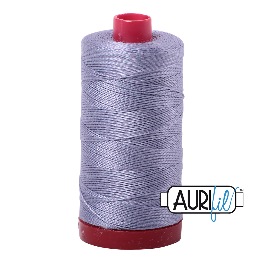 2524 GREY VIOLET 12WT MAKO COTTON LARGE SPOOL | 325 MT.