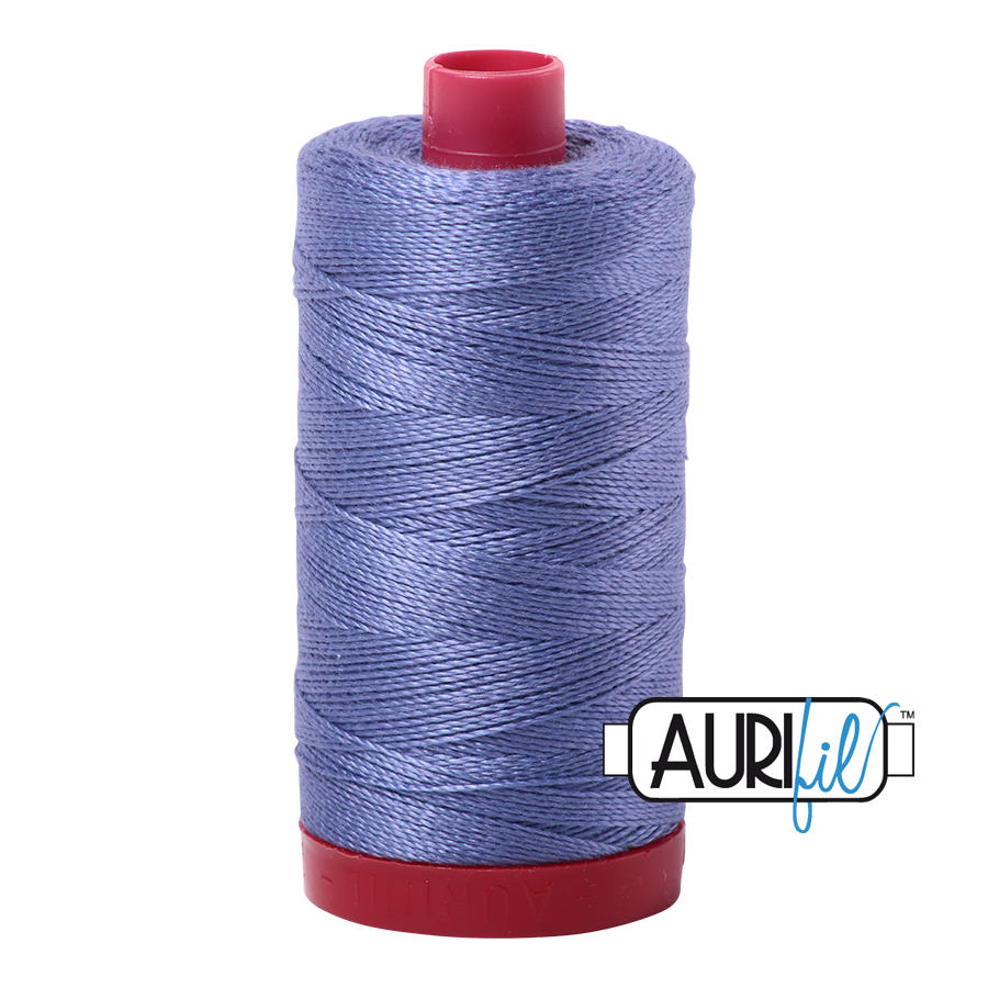 2525 DUSTY BLUE VIOLET 12WT MAKO COTTON LARGE SPOOL | 325 MT.
