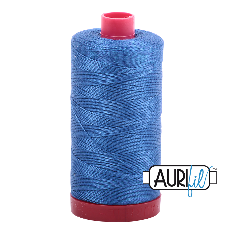 2730 DELFT BLUE 12WT MAKO COTTON LARGE SPOOL | 325 MT.