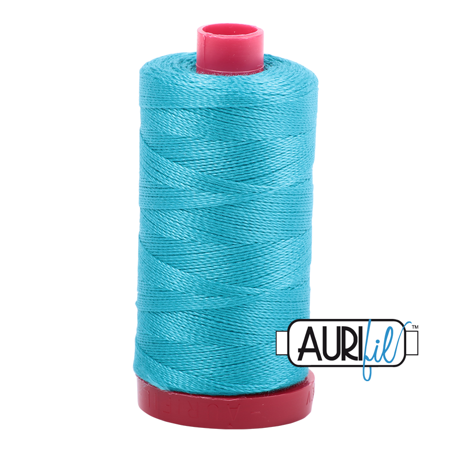 2810 TURQUOISE 12WT MAKO COTTON LARGE SPOOL | 325 MT.