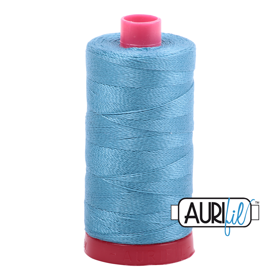 2815 TEAL 12WT MAKO COTTON LARGE SPOOL | 325 MT.