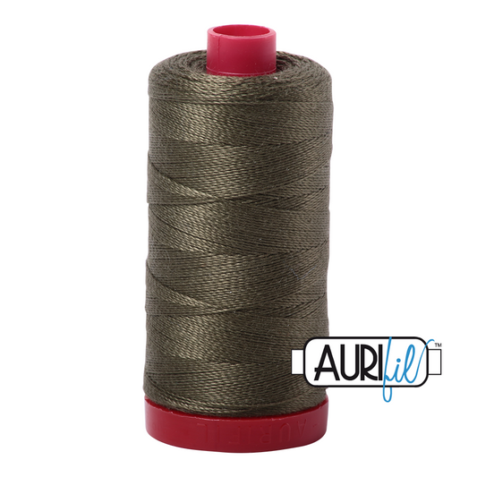 2905 ARMY GREEN 12WT MAKO COTTON LARGE SPOOL | 325 MT.