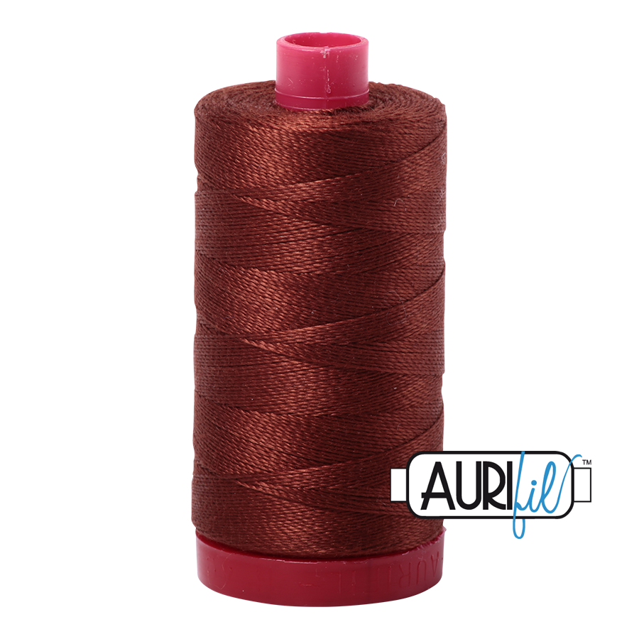 4012 COPPER BROWN 12WT MAKO COTTON LARGE SPOOL | 325 MT.