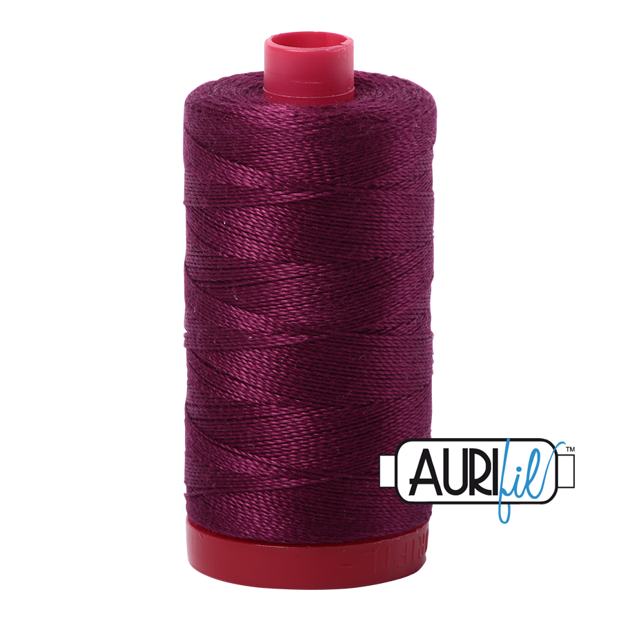 4030 PLUM 12WT MAKO COTTON LARGE SPOOL | 325 MT.