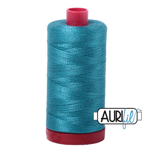 4182 DARK TURQUOISE 12WT MAKO COTTON LARGE SPOOL | 325 MT.