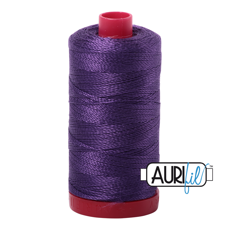 4225 EGGPLANT 12WT MAKO COTTON LARGE SPOOL | 325 MT.
